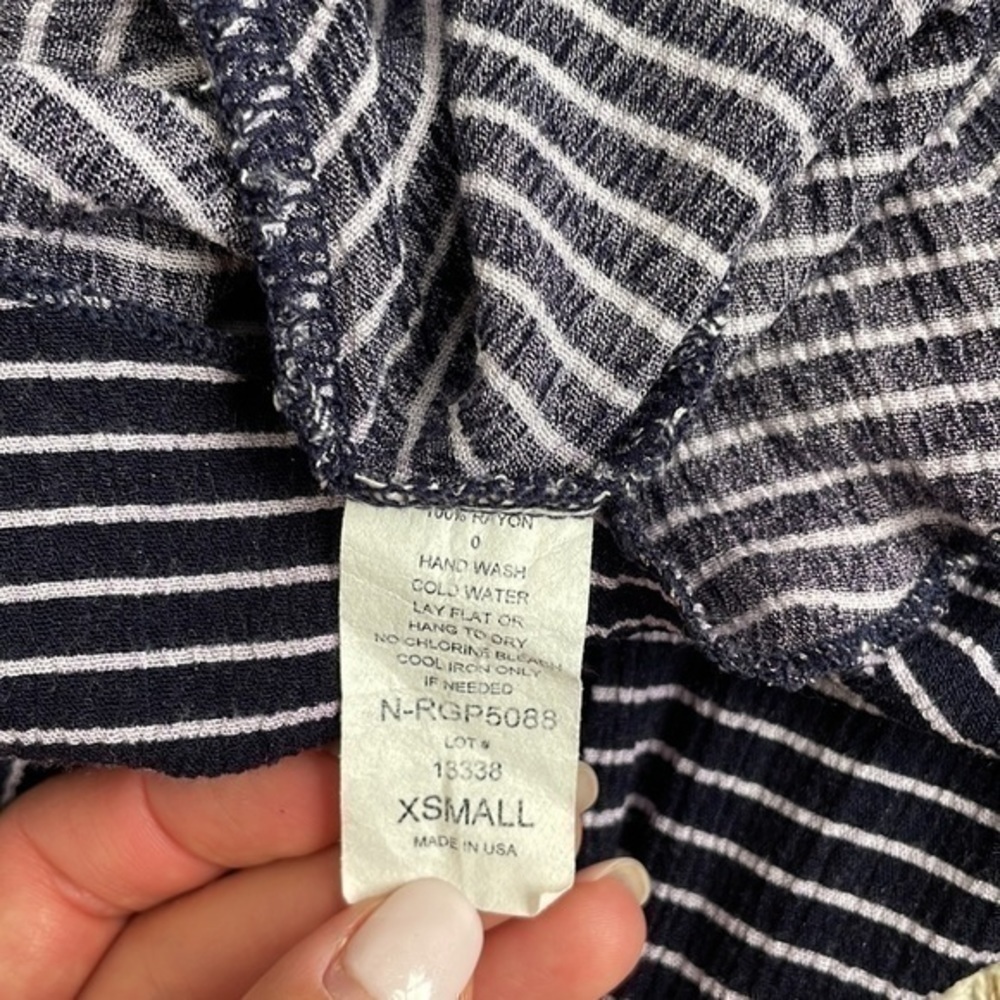 Elan Beach cover up dress stripe extra small - Picture 4 of 4